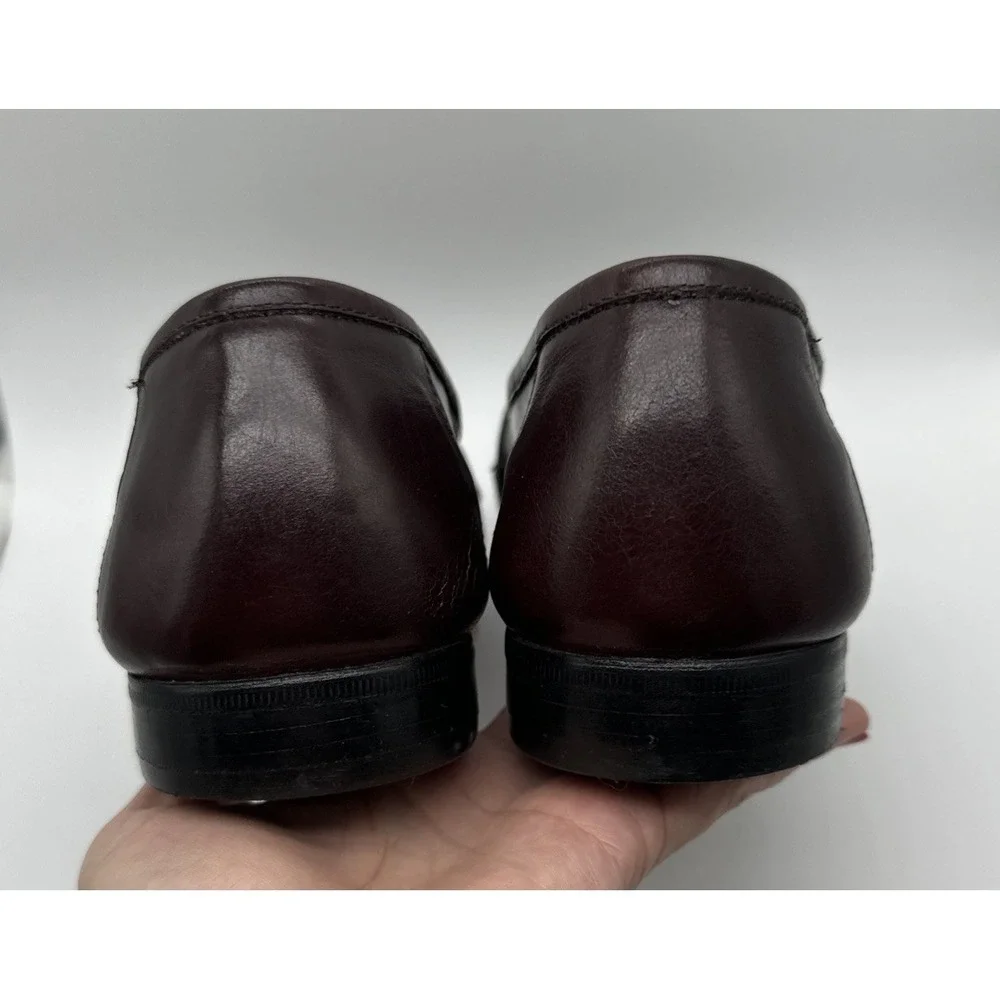 Giorgio Brutini Le Glove Men's Brown Leather Tassel Dress Loafers In Size 11EEE